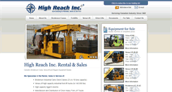 Desktop Screenshot of highreachinc.com