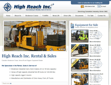 Tablet Screenshot of highreachinc.com